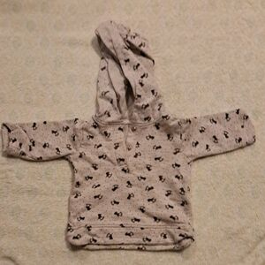 Adorable Kids' Patterned Hoodie - Beige